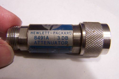 Vintage Hewlett Packard HP 8491A 3DB Attenuator Looks Unused Condition
