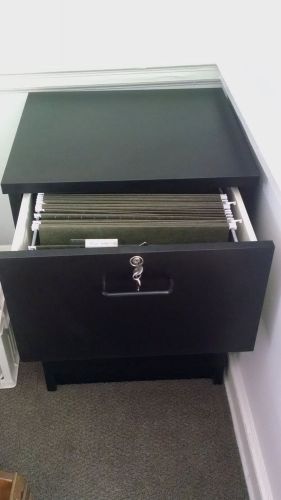 2 drawer legal size Black filing Cabinet