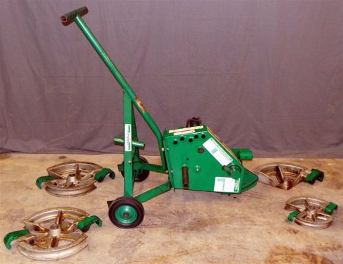 Greenlee 1818 mechanical pipe bender conduit w/ shoes for sale
