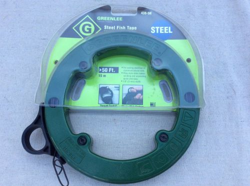 Greenlee 438-5H  50&#039; foot X 1/8&#034;  Fish Tape  New  Free Shipping