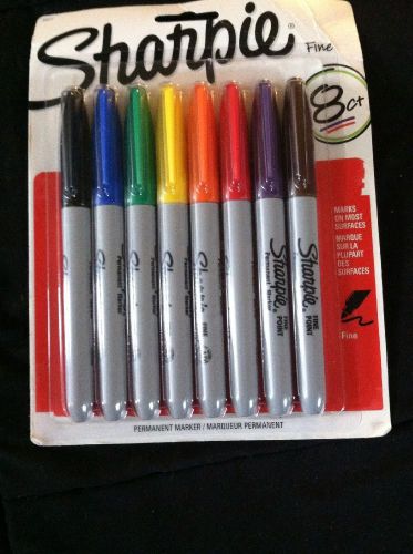 Sharpie fine markers 8ct new for sale