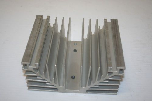 Large aluminum heat sink 3.9 lbs. 7&#034; x 6&#034; x 3&#034; for sale
