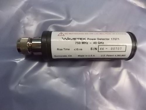 Wavetek 17071 Power Detector, 750Mhz-40 Ghz,