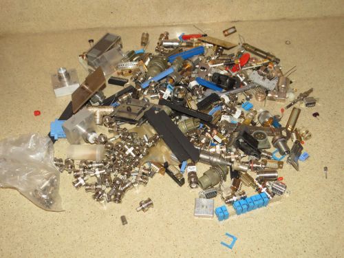 ^^ connector lot # 23 (100pieces)- general radio - bnc- scrap parts &amp; pieces for sale