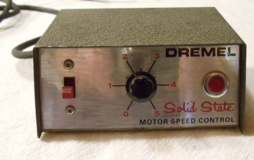 DREMEL SOLID STATE MOTOR SPEED CONTROLLER Model 219 USA made