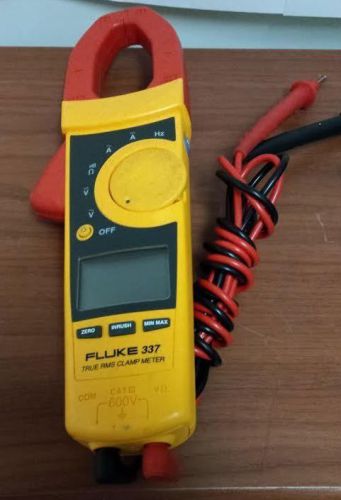 Fluke 337 true rms clamp meter with leads for sale