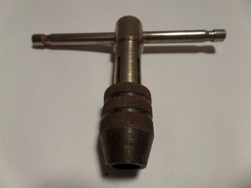 Vintage T-Handle Tap Holder Wrench sliding handle