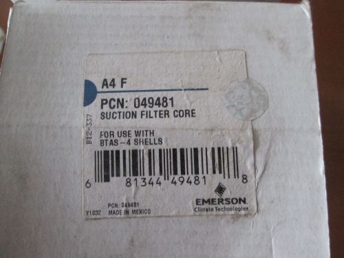 Emerson, A4 F, Suction Filter Core