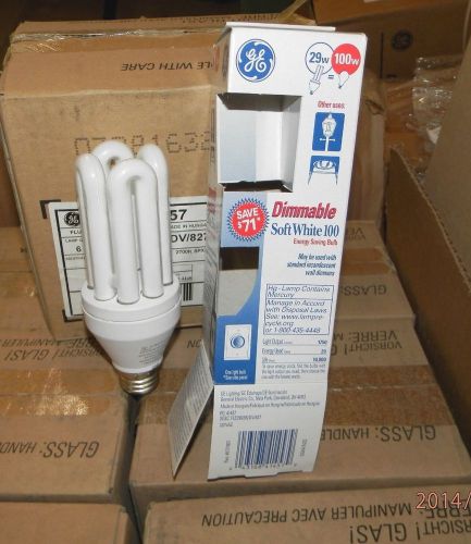 $6.00 each   ge fle29qbx/dv/827 dimmable compact fluorescent light bulb for sale