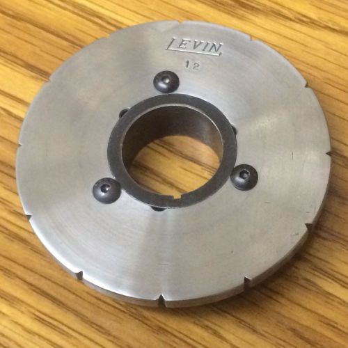 LEVIN #12 Index Plate and Hub, for &#034;3c&#034; Watchmaker&#039;s Jeweler&#039;s Lathe