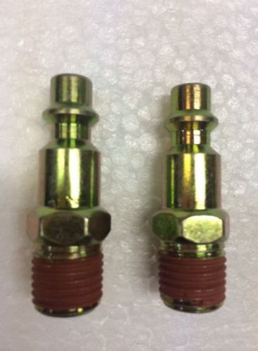 1/4&#034; m-style male thread coupler plug 2 pieces for sale