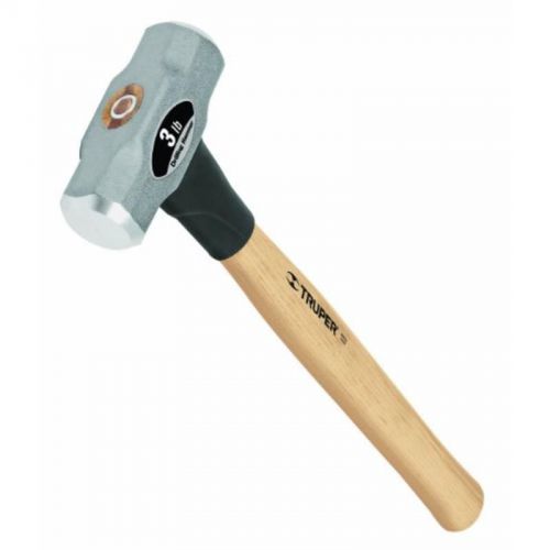 3Lb. Engineer Hammer, 16&#034; Hickory Handle Truper Sledge Hammers 32892