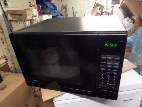VINTAGE/USED KENMORE 721.68360/790  BLACK CONVECTION MICROWAVE OVEN  may 1998