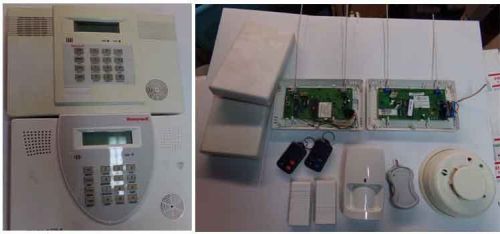 Honeywell wireless lot 5882 receivers lynx controls 5808 smoke detector for sale