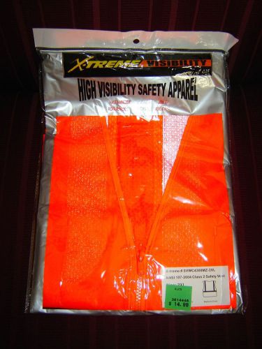 X-treme visibility safety vest -new in the package- size 2xl for sale