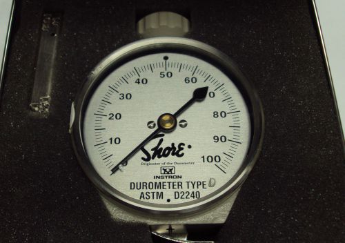 SHORE ASTM D2240 ASTM D2240 DUROMETER TYPE D HARDNESS INDICATOR - NEW In Box