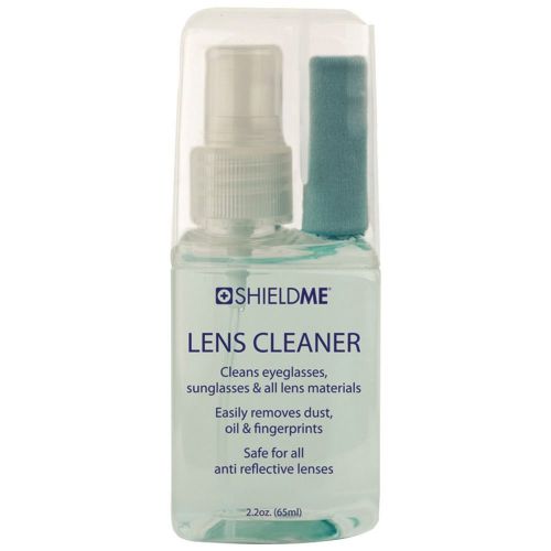 Brand new - shieldme 2202 lens cleaner with cloth in cap, 2.2oz for sale
