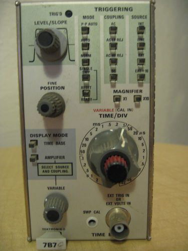 Tektronix 7B70 Time Base Plug In (used)