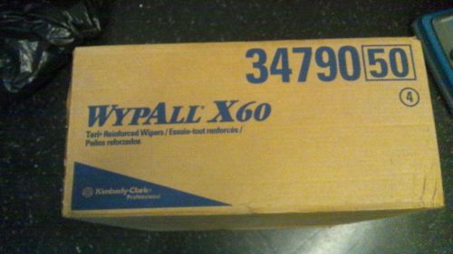 Kimberly-Clark Wypall X60 3479050 9.1&#034; x 16.8&#034; (10 boxes of 126 sheets)