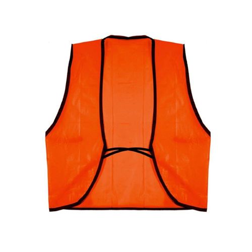 Universal Fit Disposable Safety Vest High Visibility Orange One Size Fits Most