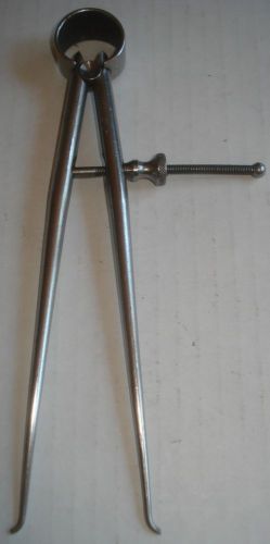 Starrett no.274-6 toolmakers&#039; spring-type inside caliper round legs solid nut 6&#034; for sale