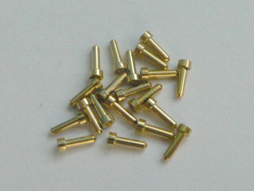 Crystal socket - 10pcs of  machined springloaded female socket pins - usa seller for sale