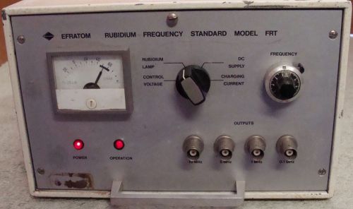 Efratom rubidium frt frequency standard! model frt! calibrated ! for sale