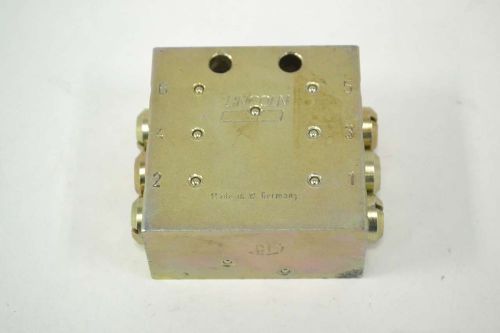 Lincoln 94-0260 divider block 1/8in npt manifold hydraulic valve b361386 for sale
