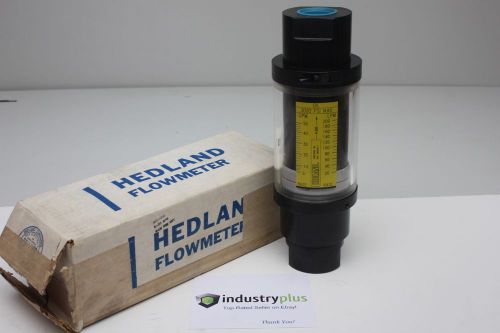 NOS Hedland Flowmeter 801-050 H801A GPM/LPM 5-50/20-200 1-1/4&#034; npt 3000 psi