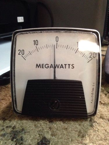 General Electric Megawatt Meter +/- 20