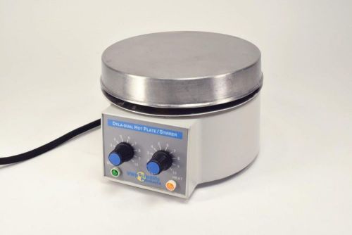Vwr dyla-dual hot plate stirplate magnetic stirrer mixer  550 watts  very clean for sale