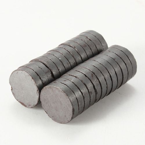 25Pcs Strong C8 Grade Ferrite Round Disk Magnets 14mm Dia x 3mm Craft Fridge