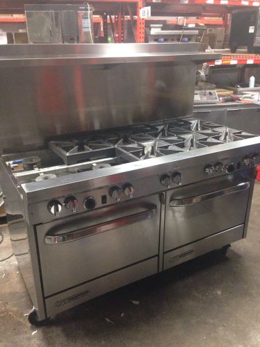 Southbend S60AA S-Series 60&#034; Range w/ 10 Burner &amp; 1 Convection / 1 Standard Oven