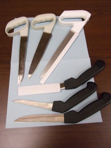 Ergonomic butcher knives