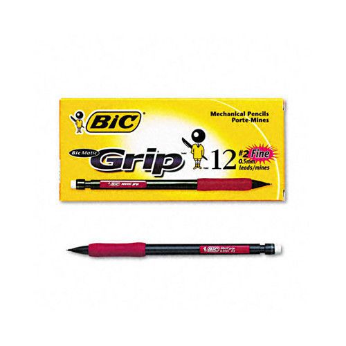 Bic Corporation 0.5 Mm Hb #2 Matic Grip Mechanical Pencil (Dozen)