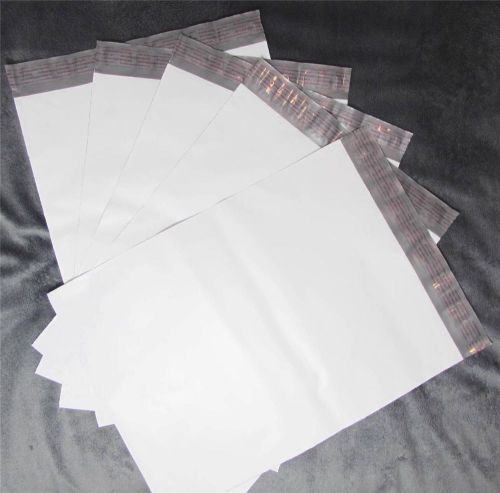 5 pcs  14.5&#034; X 19&#034; Poly Bag Courier Mailer Self Sealer Mail Bags White Free Ship