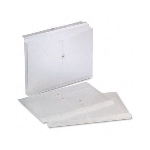 Expandable Poly String and Button Booklet Envelope, Legal