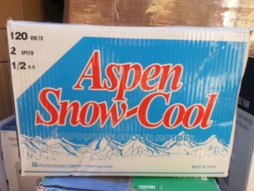 Aspen Snow Cool, 1/2 HP 2 SPEED Motor,