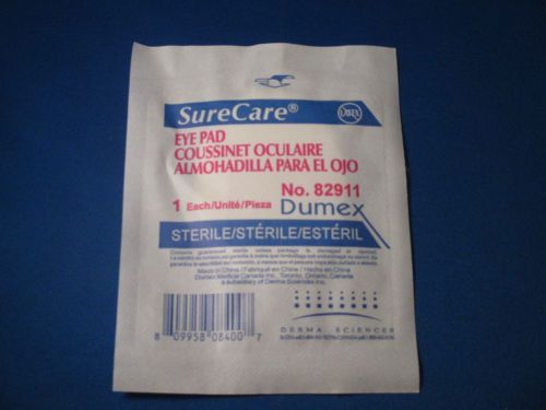 Adult eye pad dumex brand sterile new set of 85 pads for sale