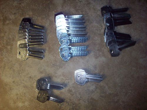 36 Piece Assortment Of Keyblanks For Sargent Locks