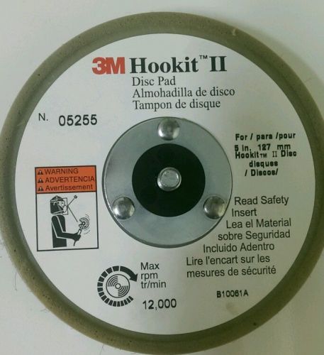 3M 5&#034; Hookit II Hard Low profile disc pad