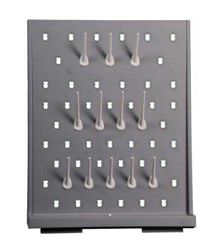 Looped Logic LL2228PB-PPG Polypropylene Pegboard with 56 Dual Length Pegs