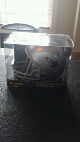 Dallas Cowboys Helmet Scotch Tape Dispenser with Tape.