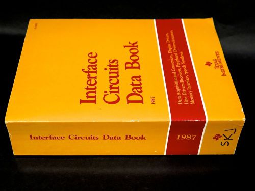 Date Book Interface circuits 1987 TI Texas Instruments