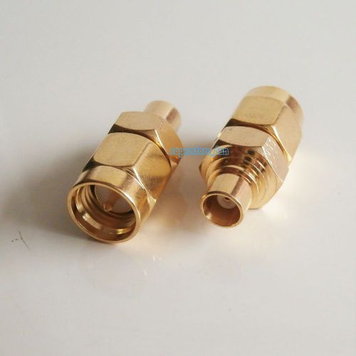 1Pcs SMA male plug to MCX female jack RF coaxial adapter connector
