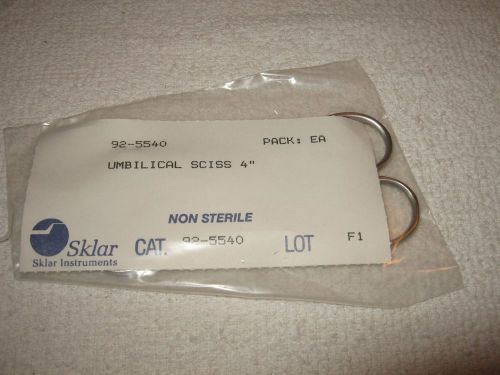 Sklar Instruments # 92-5540 - 4&#034; Umbilical Scissors