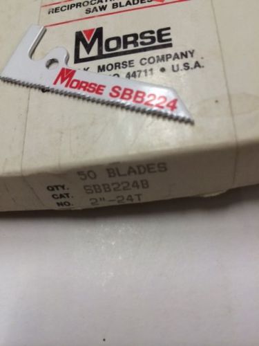 jig saw blades MK Morse 2&#034; 24t bayonet shank