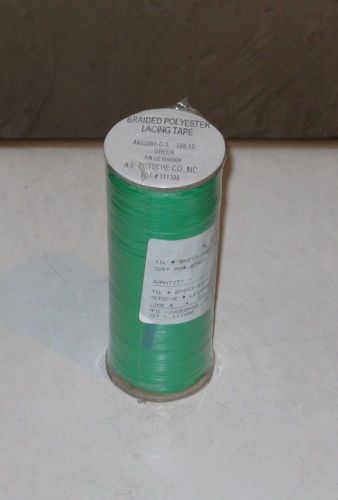 500 Yds. A.E. Petsche Braided Polyester Lacing Tape - AA52081-C-3 Green