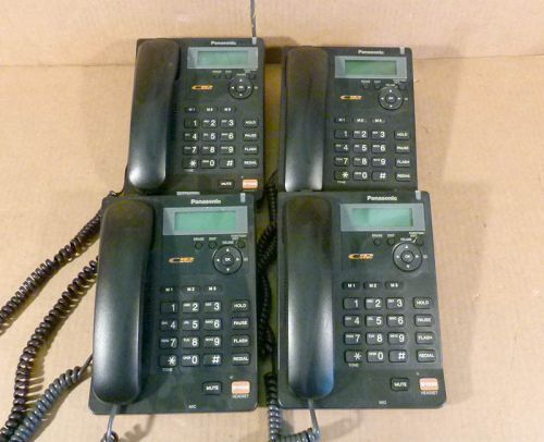 Lot of 4 Panasonic KX-TS600B Speaker Phone with Display and Caller ID