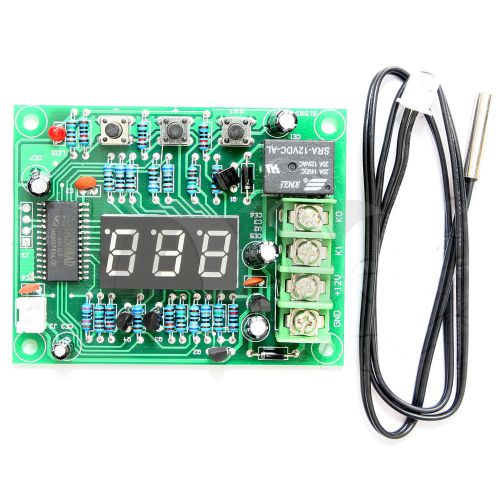 -50-110°C DC12V digital thermostat temperature controller thermometer W/ sensor